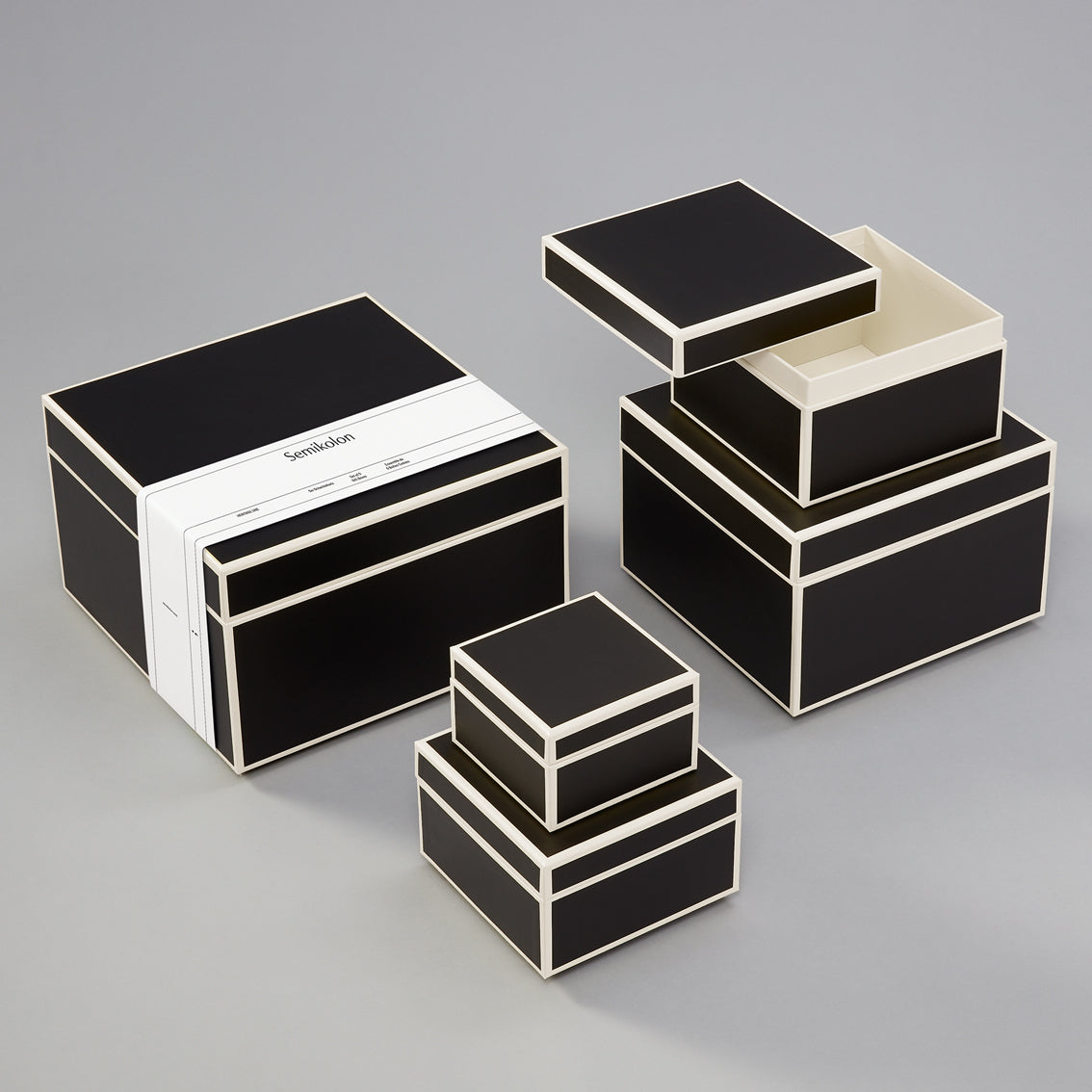 Set of 5 storage boxes Heritage Line