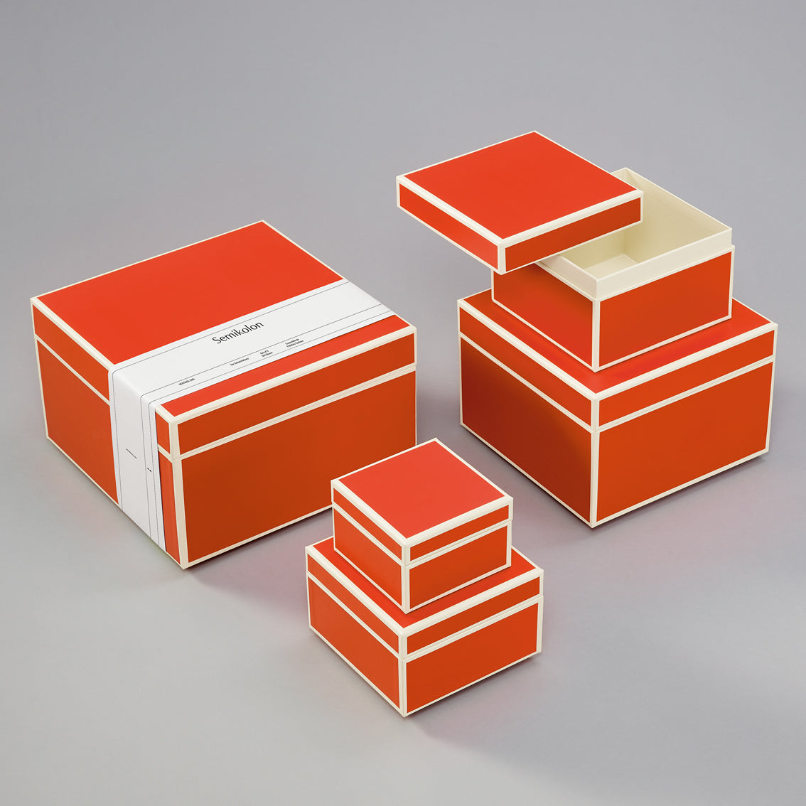 Set of 5 storage boxes Heritage Line