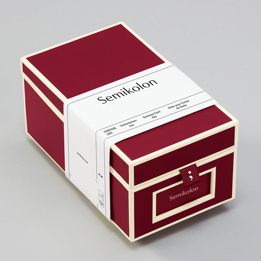 Business card box