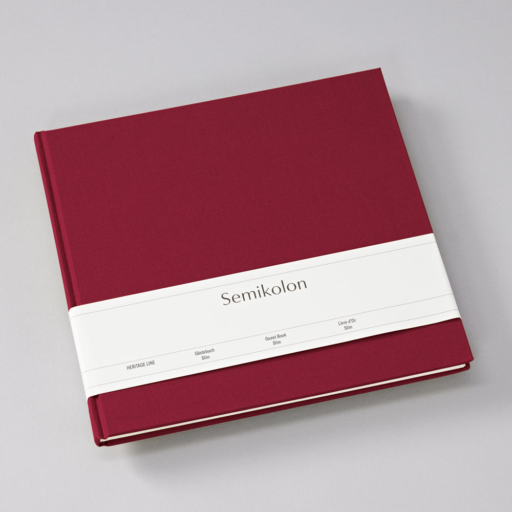 Semicolon Guestbook Classic Slim