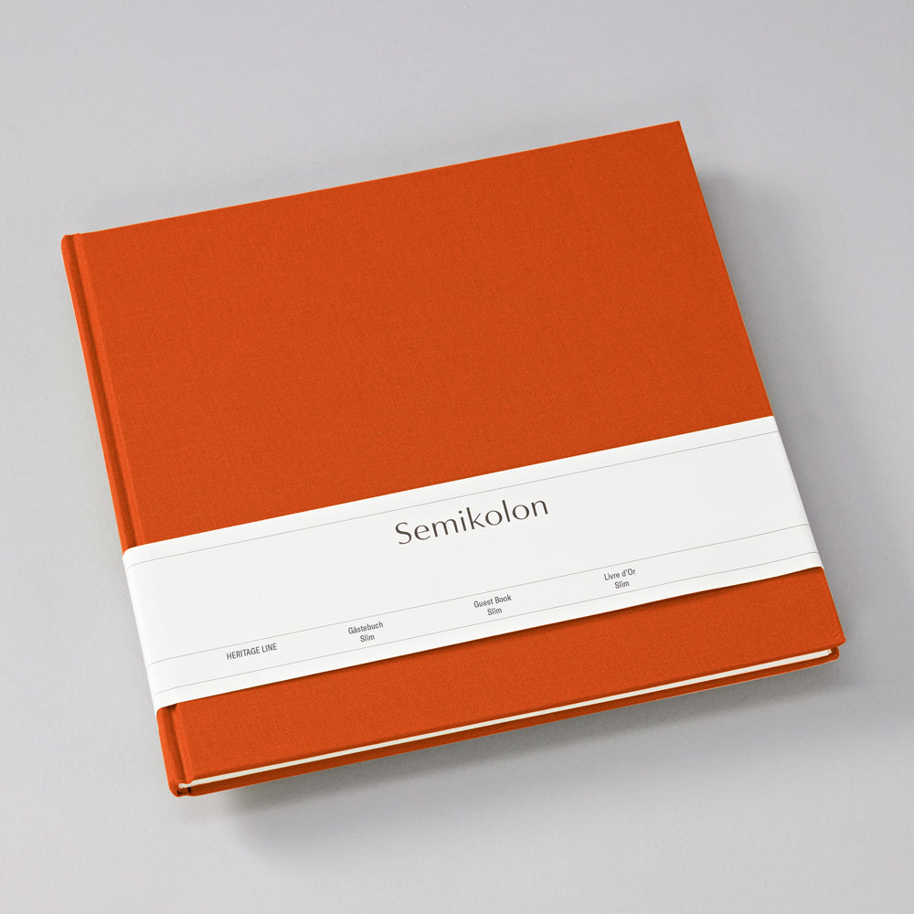 Semicolon Guestbook Classic Slim