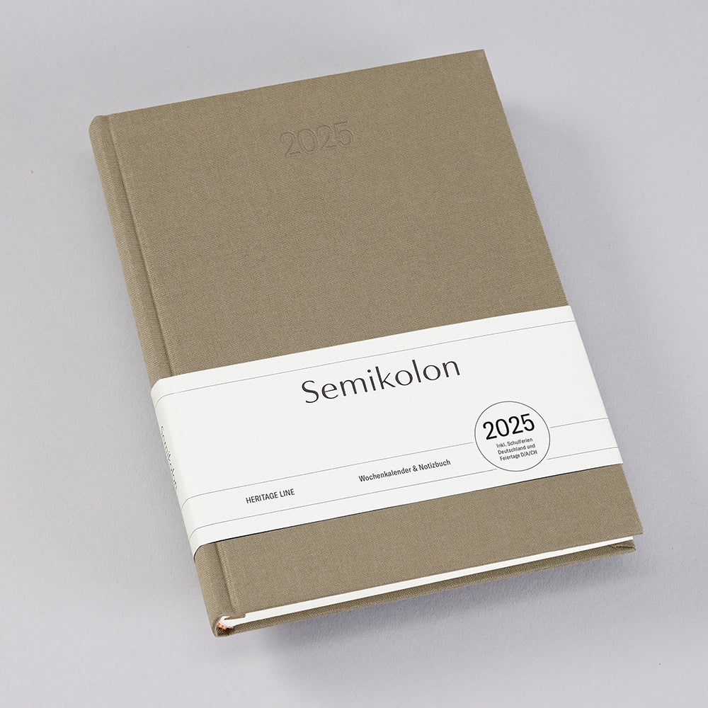 Wochenkalender & Notizbuch 2025 Heritage Line